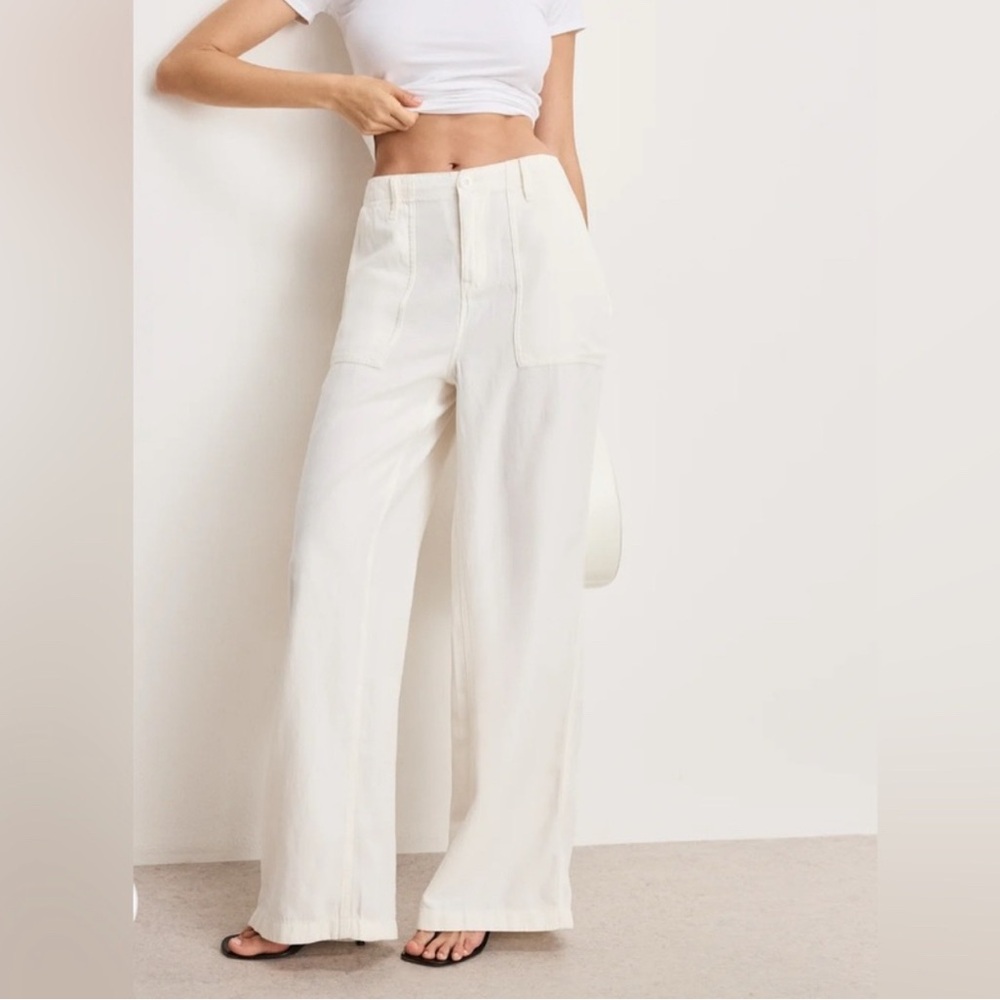 Good American Linen Pants - Picture 3 of 10